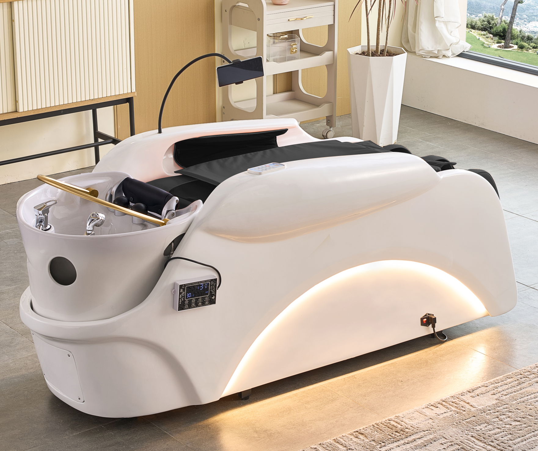Japanese/Korean Head Spa Shampoo Bed with Full Body and Leg Massage(Arm or Armless) - Image 12