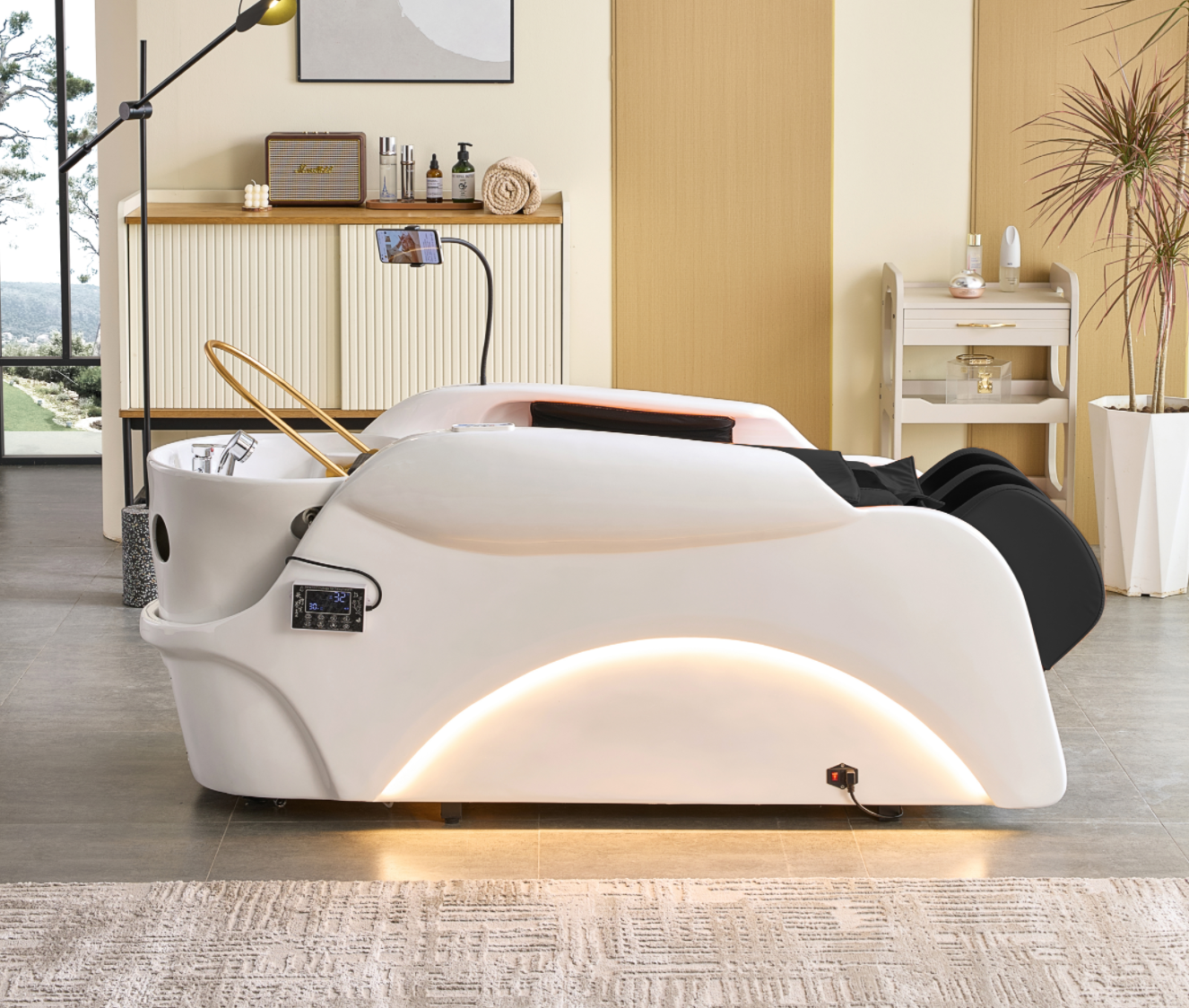 Japanese/Korean Head Spa Shampoo Bed with Full Body and Leg Massage(Arm or Armless) - Image 14