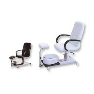 Hydraulic Pedicure chair White or Black w / bowl
