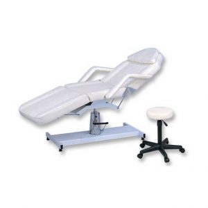 Hydraulic Facial Spa Chair-Metal Base w / Stool