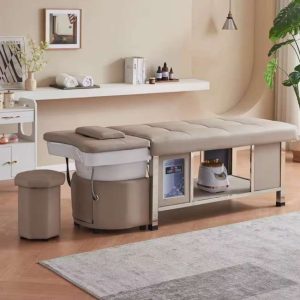 Plush Massage Bed with Japanese/Korean Head/Scalp Shampoo and Treatment