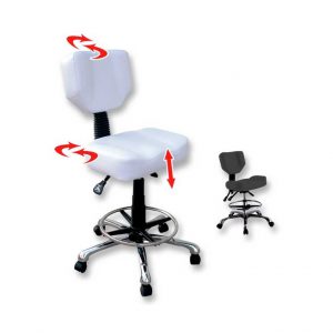 Top of the Line w/3 Function Hydraulic Stool w / back