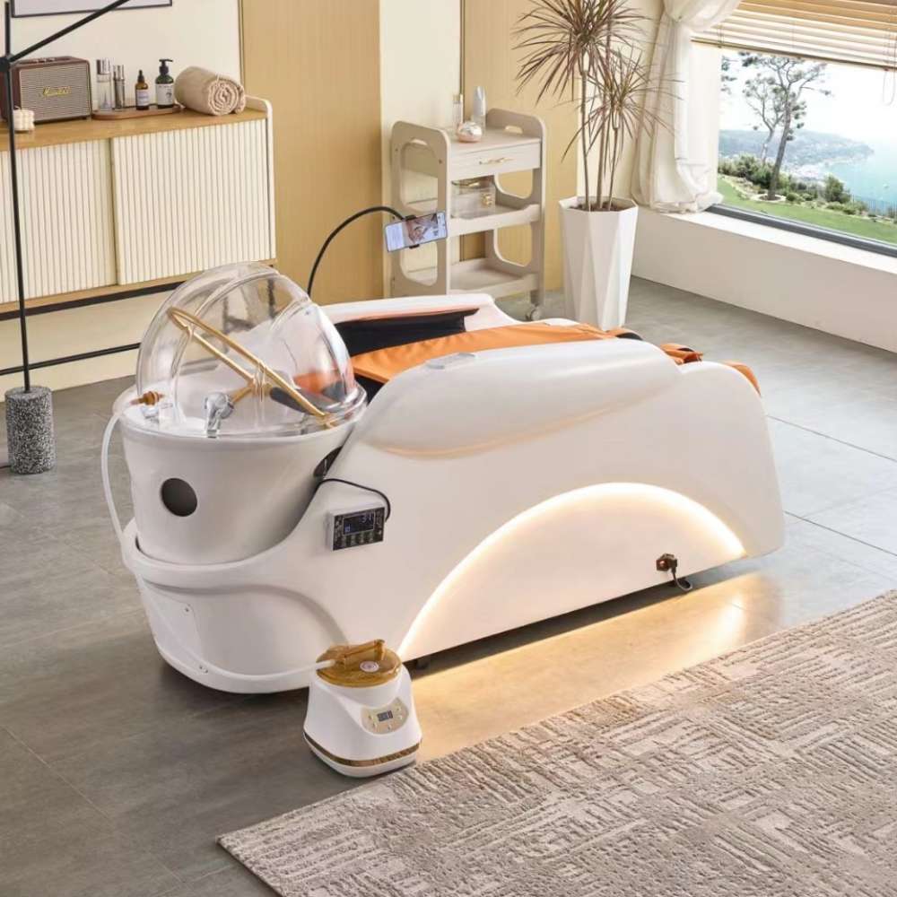 Japanese/Korean Head Spa Shampoo Bed with Full Body and Leg Massage(Arm or Armless) - Image 5