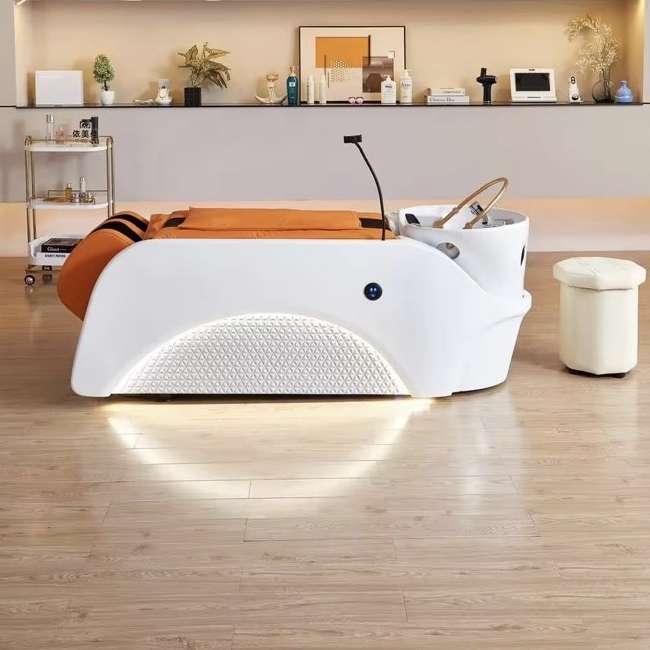 Japanese/Korean Head Spa Shampoo Bed with Full Body and Leg Massage(Arm or Armless) - Image 7