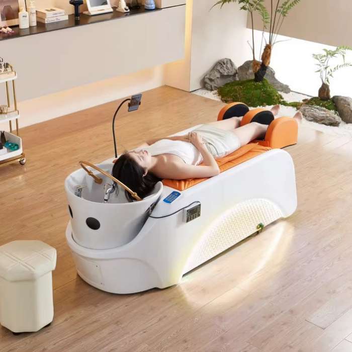 Japanese/Korean Head Spa Shampoo Bed with Full Body and Leg Massage(Arm or Armless) - Image 10