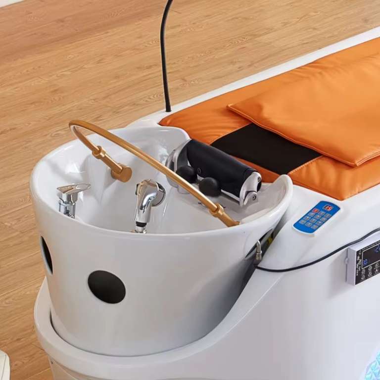 Japanese/Korean Head Spa Shampoo Bed with Full Body and Leg Massage(Arm or Armless) - Image 11