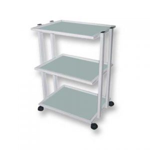 Glass Cart with 3 shelves