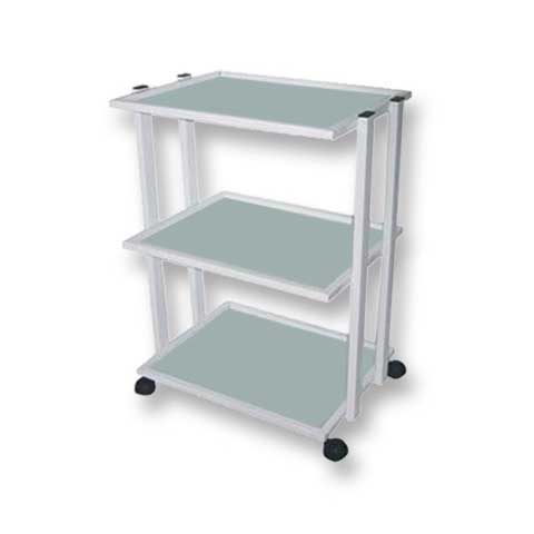 Glass Cart with 3 shelves