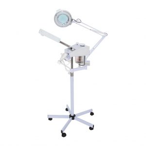 Aroma Ozone Facial Steamer w / brush & Magnifying Lamp