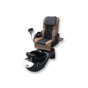 Pedicure Spa Chair w / Human Touch Massager Cup Holder Pipeless w/ Drain Pump